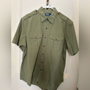 Ralph Lauren Army Button Up